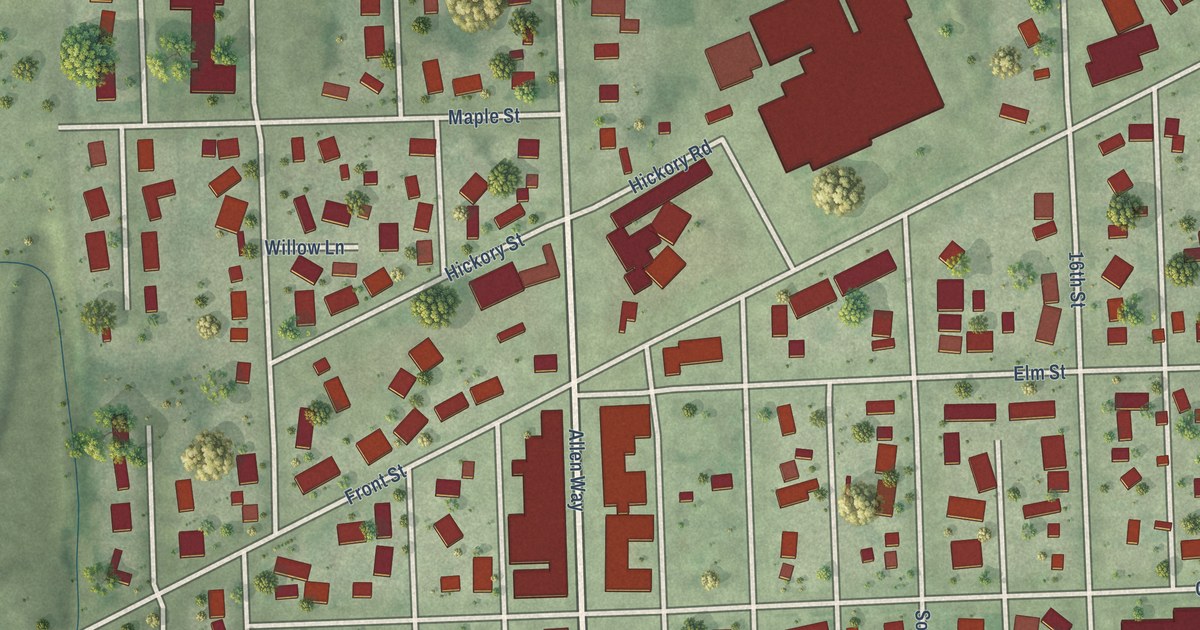 Map of Henderson, Nebraska in 2026