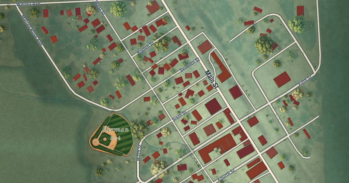Map of Herman, Nebraska in 2026