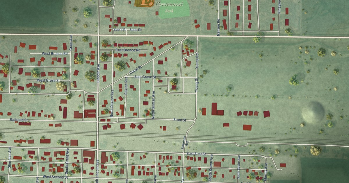 Map of Hershey, Nebraska in 2026
