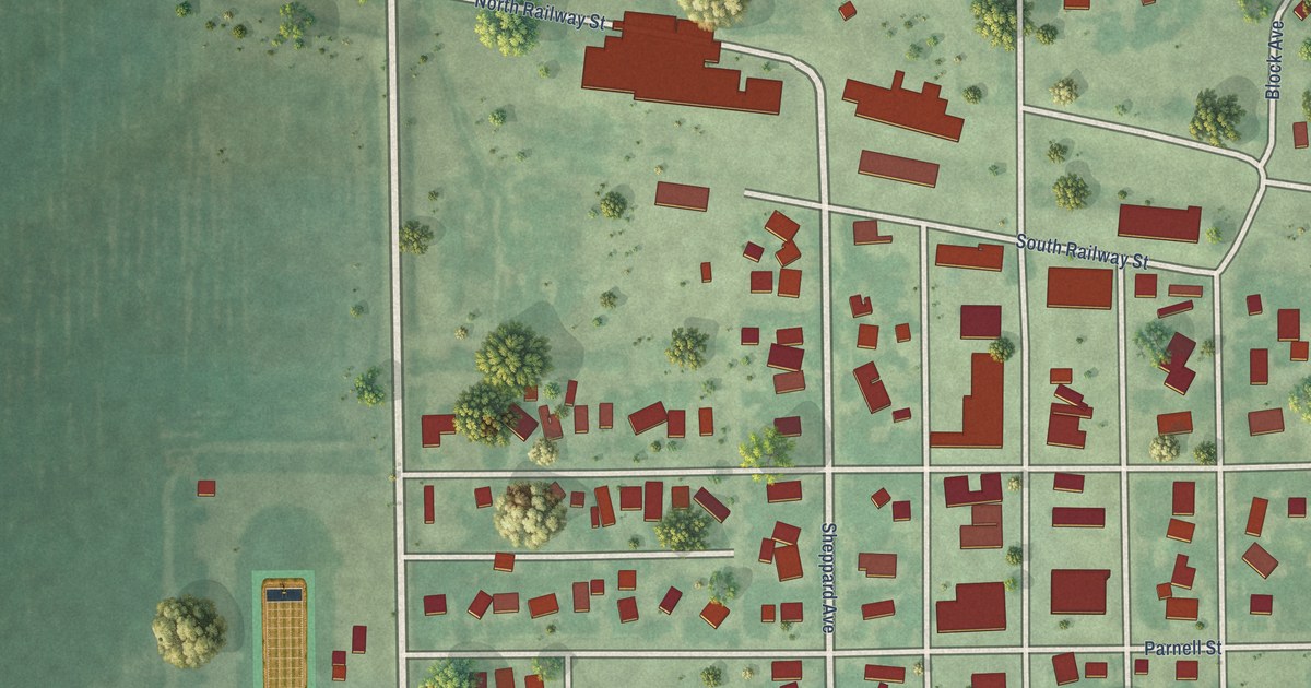 Map of Hildreth, Nebraska in 2026