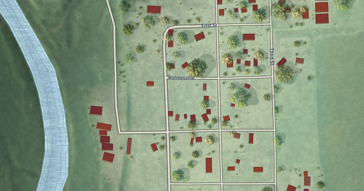 Map of Holmesville, Nebraska in 2026