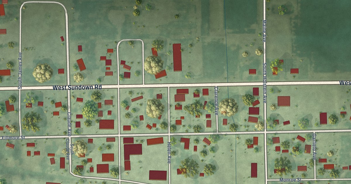 Map of Holstein, Nebraska in 2026