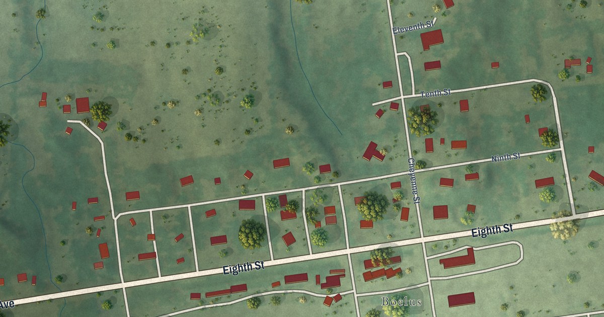 Map of Howard City (Boelus), Nebraska in 2026