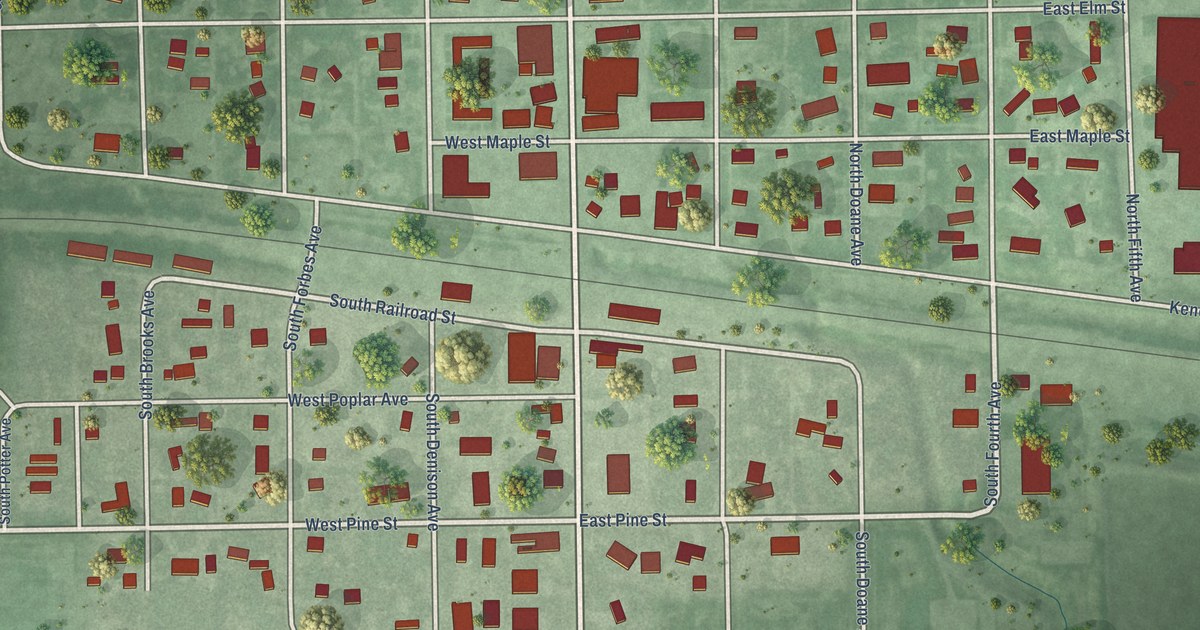 Map of Kenesaw, Nebraska in 2026