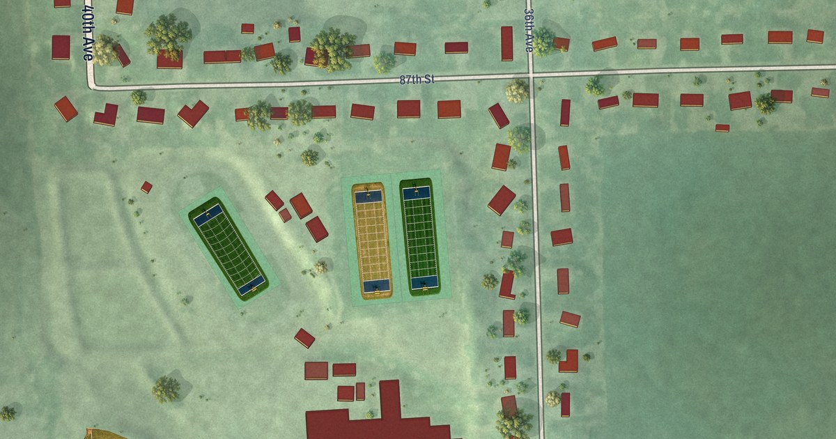 Map of Lakeview, Nebraska in 2026