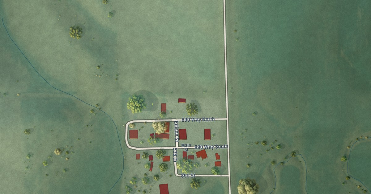 Map of Lindy, Nebraska in 2026