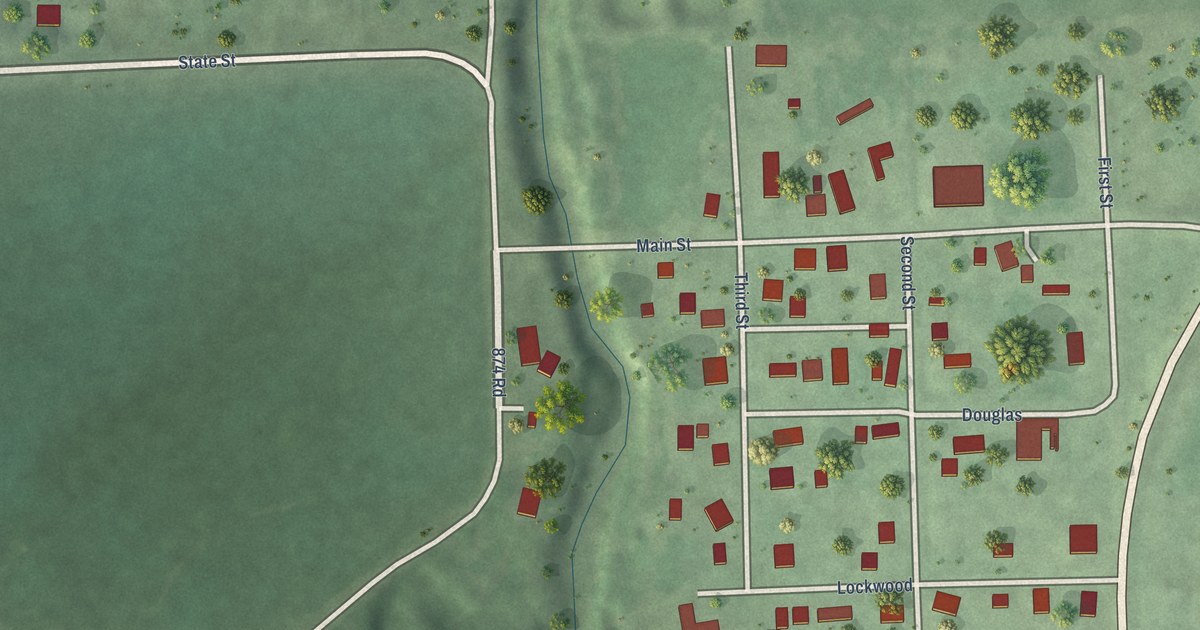 Map of Martinsburg, Nebraska in 2026