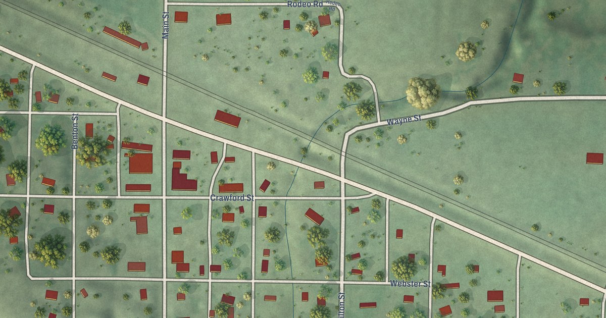 Map of Mason City, Nebraska in 2026