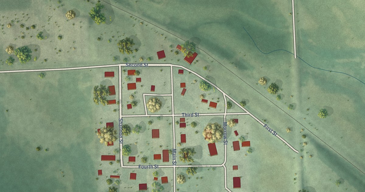 Map of McLean, Nebraska in 2026