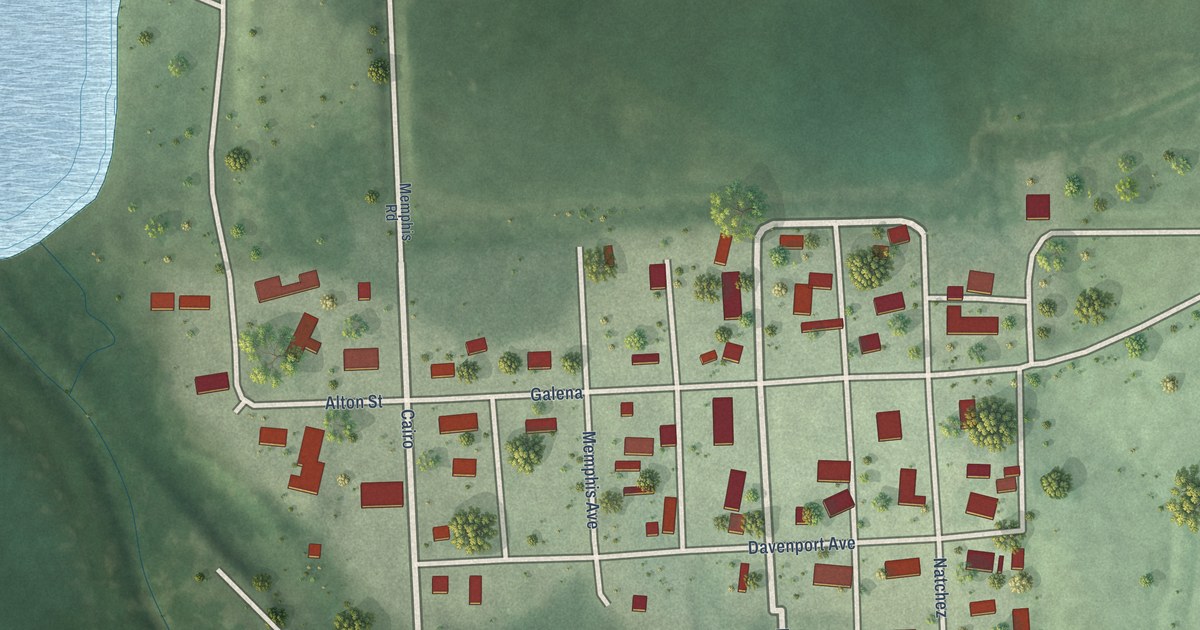 Map of Memphis, Nebraska in 2026