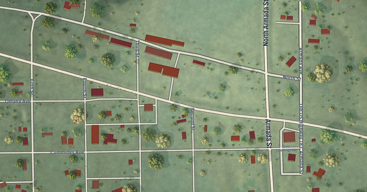 Map of Miller, Nebraska in 2026