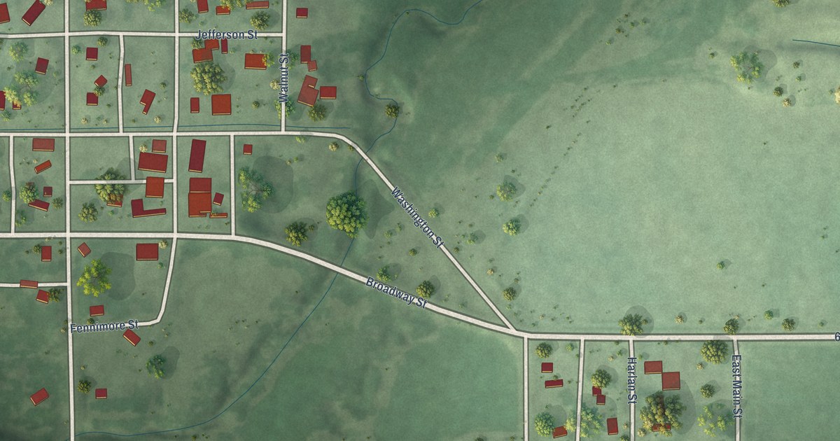Map of Naponee, Nebraska in 2026