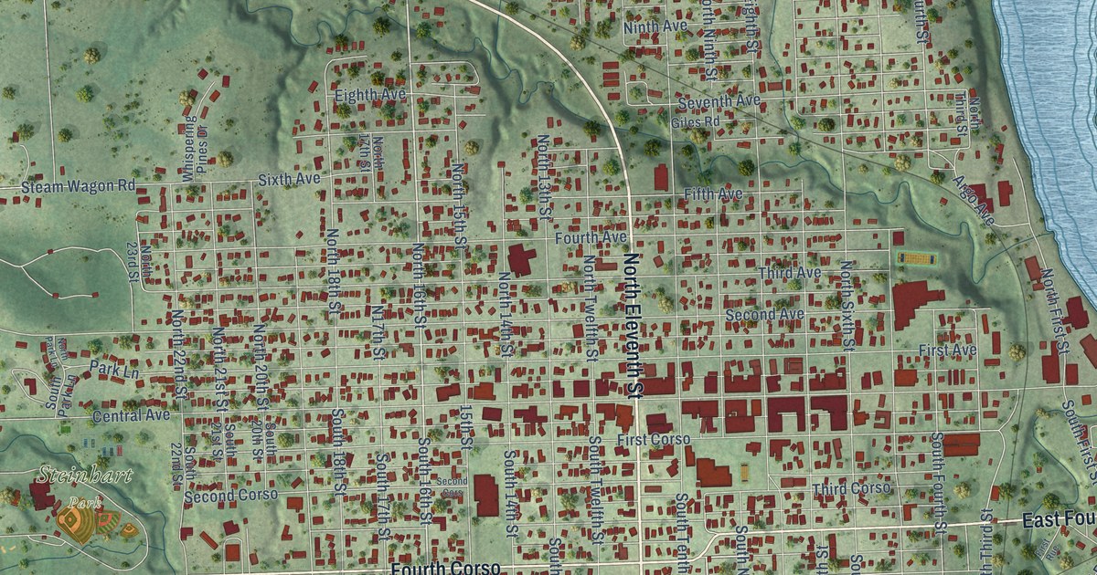 Map of Nebraska City, Nebraska in 2026