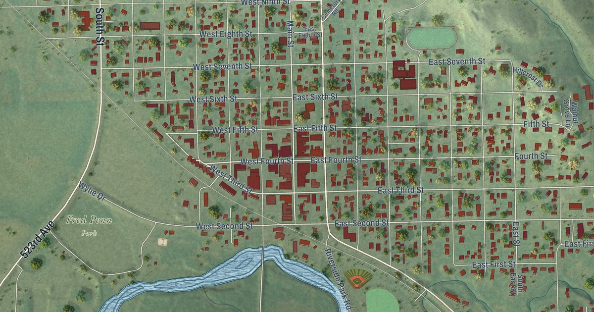 Map of Neligh, Nebraska in 2026