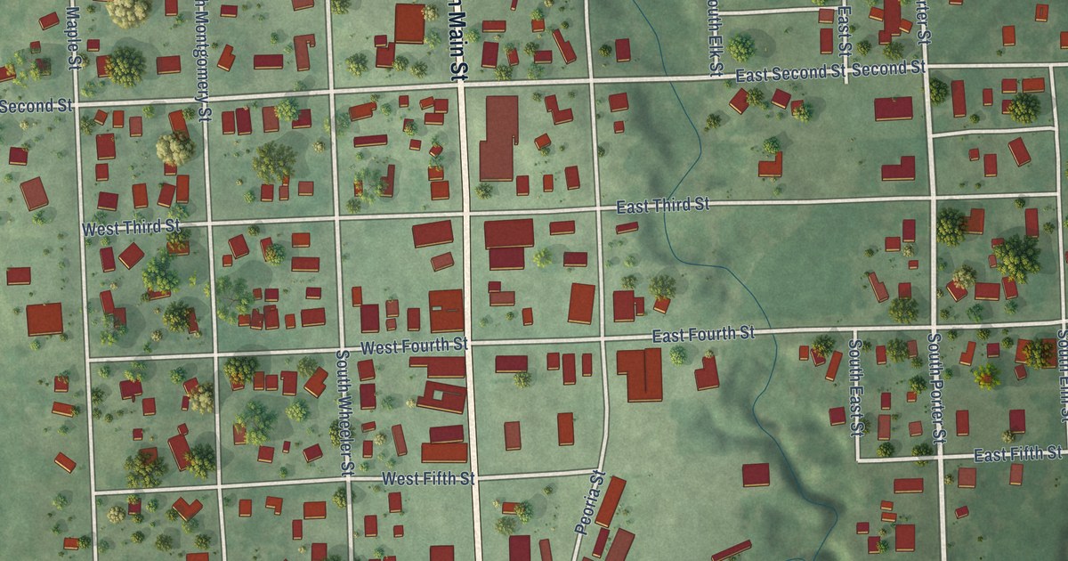 Map of Nelson, Nebraska in 2026