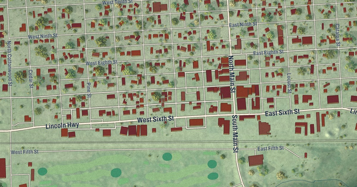 Map of North Bend, Nebraska in 2026