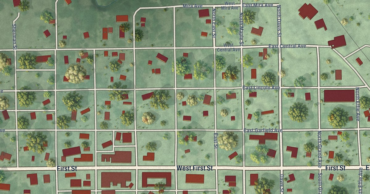 Map of North Loup, Nebraska in 2026