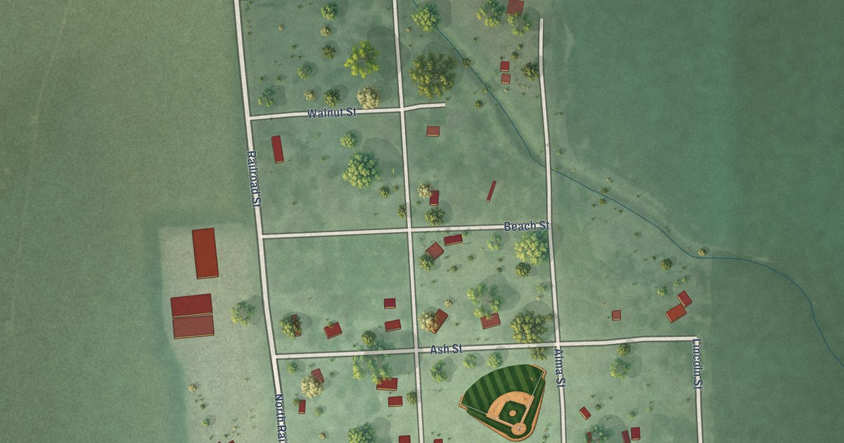 Map of Oak, Nebraska in 2026