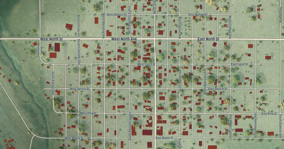 Map of Orleans, Nebraska in 2026