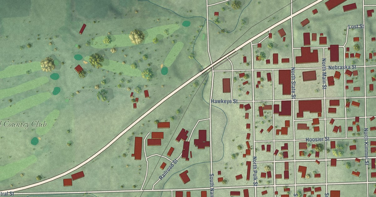 Map of Osceola, Nebraska in 2026