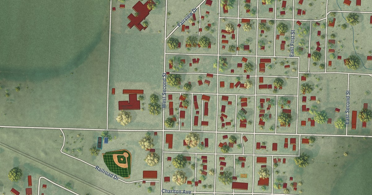 Map of Oshkosh, Nebraska in 2026