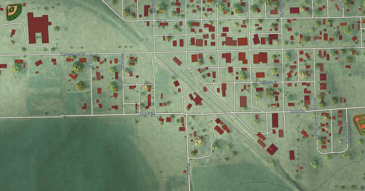 Map of Palmer, Nebraska in 2026