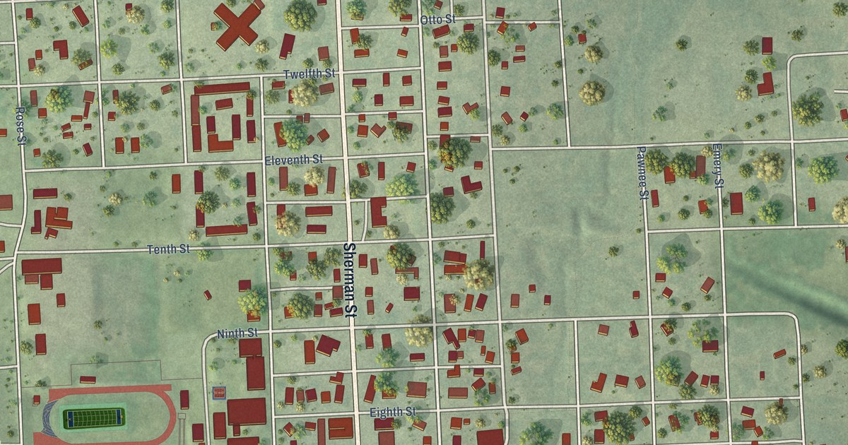 Map of Pawnee City, Nebraska in 2026