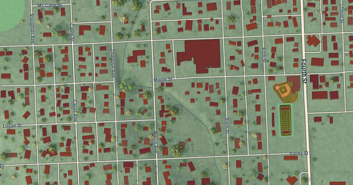 Map of Pender, Nebraska in 2026