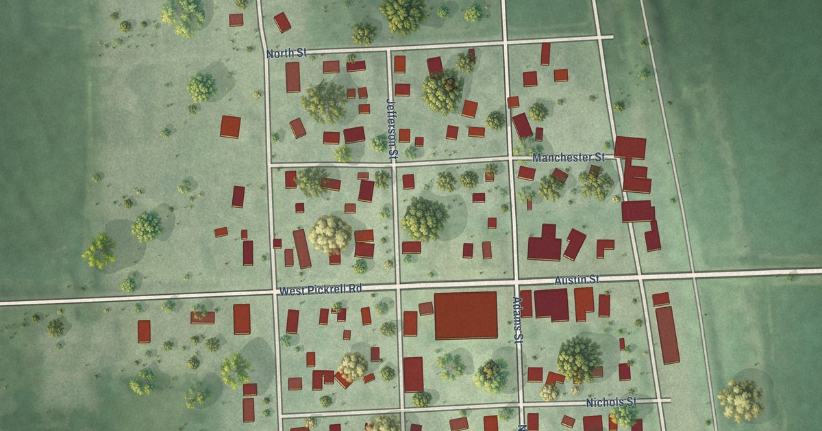 Map of Pickrell, Nebraska in 2026