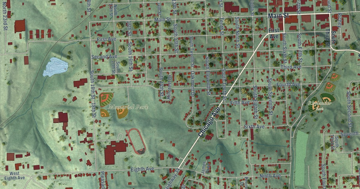 Map of Plattsmouth, Nebraska in 2026