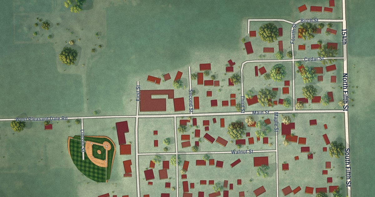 Map of Pleasant Dale, Nebraska in 2026