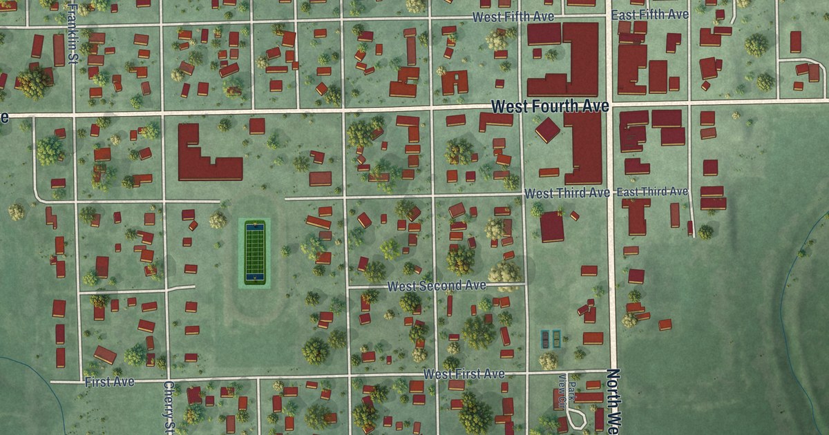 Map of Red Cloud, Nebraska in 2026