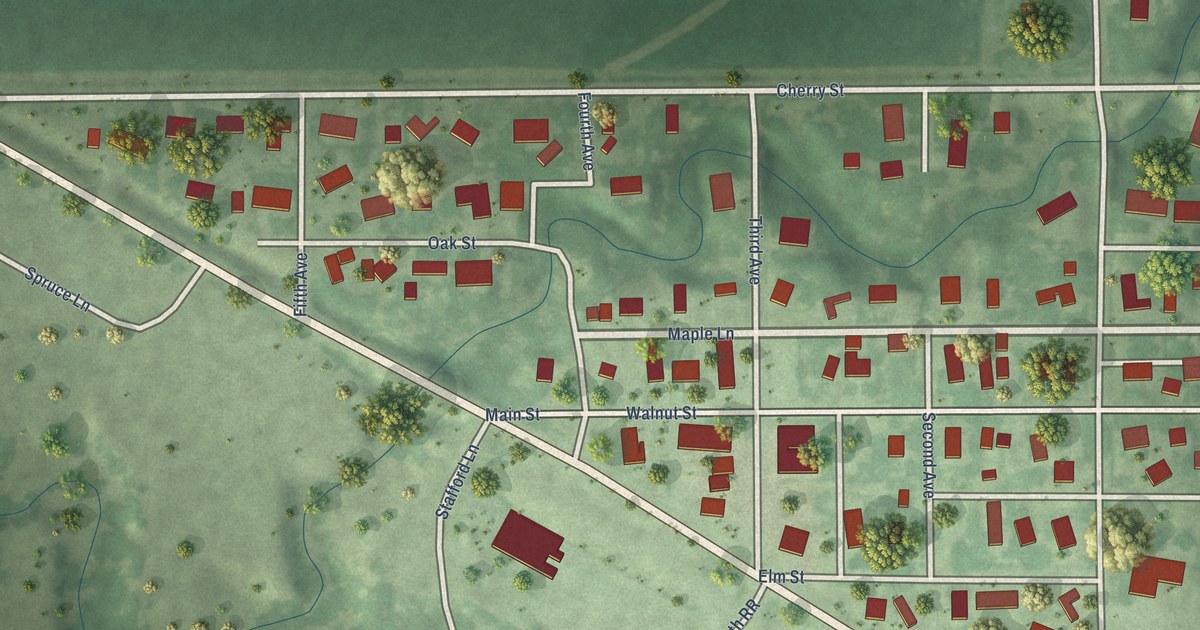 Map of Riverdale, Nebraska in 2026