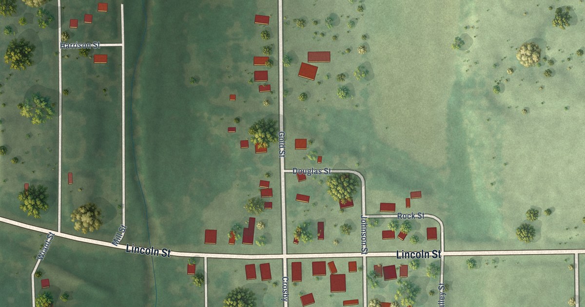 Map of Riverton, Nebraska in 2026