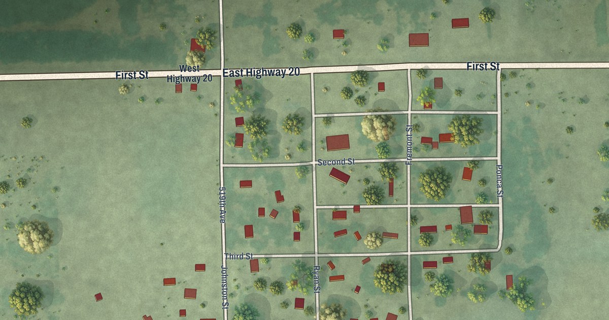 Map of Royal, Nebraska in 2026