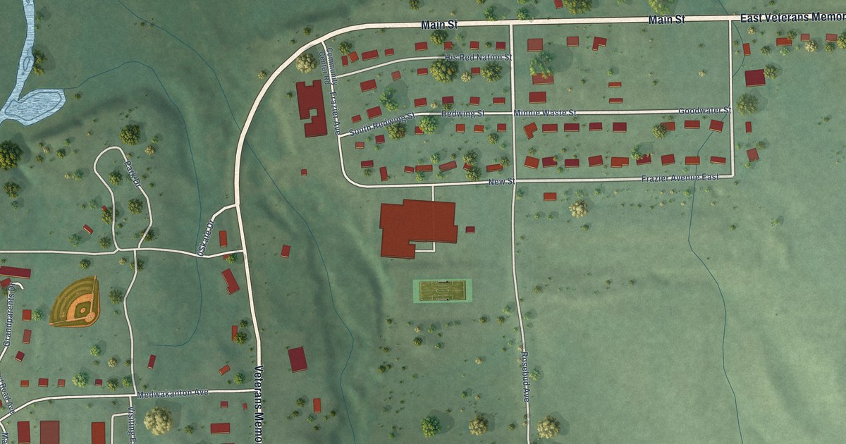 Map of Santee, Nebraska in 2026