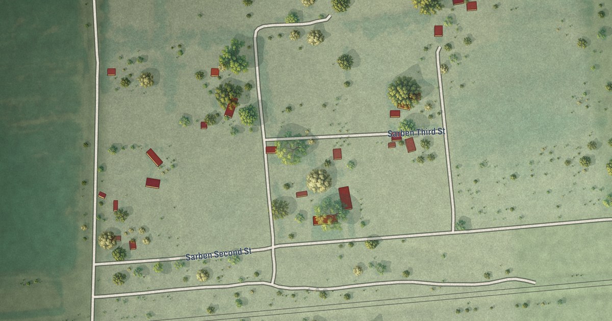 Map of Sarben, Nebraska in 2026