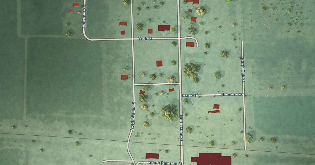 Map of Saronville, Nebraska in 2026