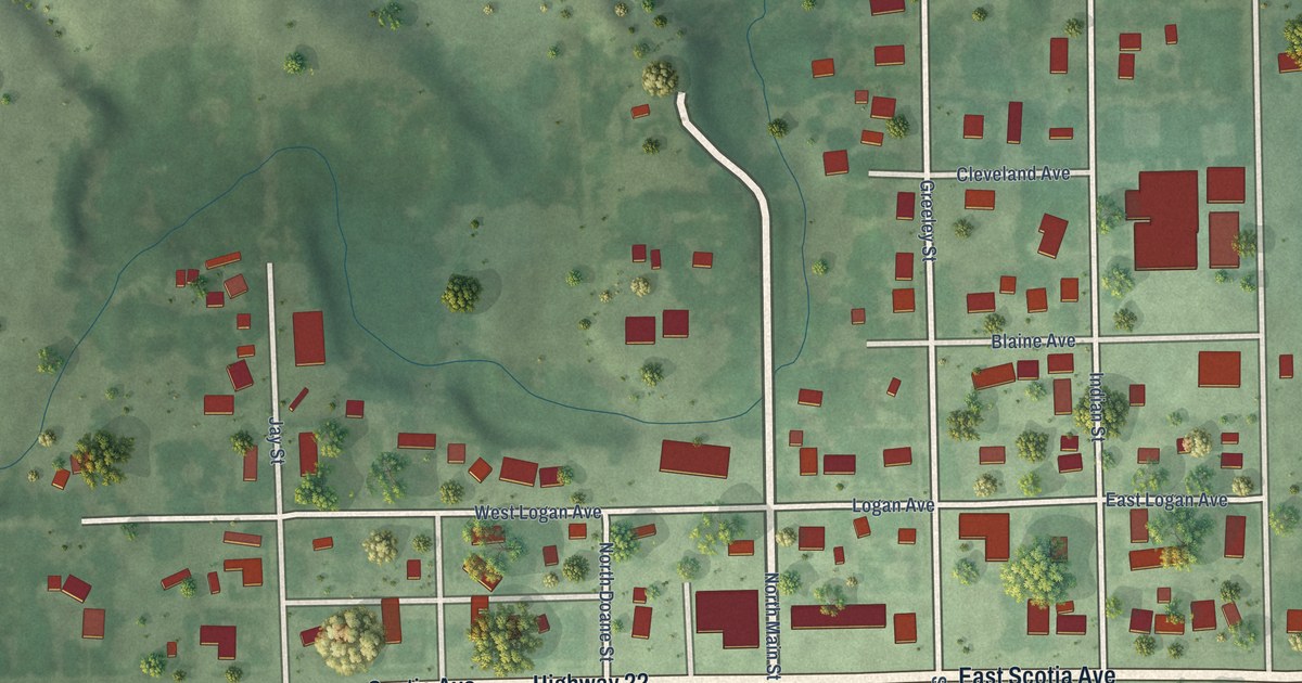 Map of Scotia, Nebraska in 2026