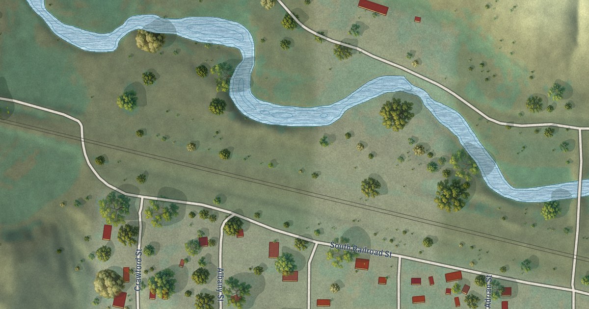 Map of Seneca, Nebraska in 2026