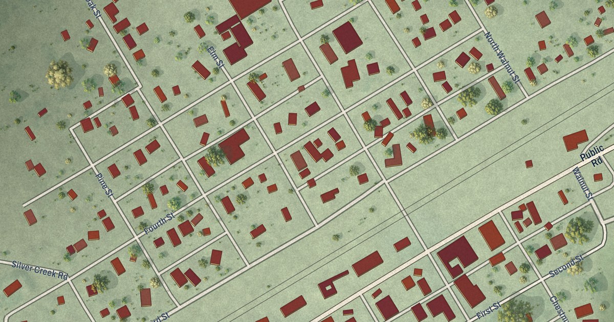 Map of Silver Creek, Nebraska in 2026