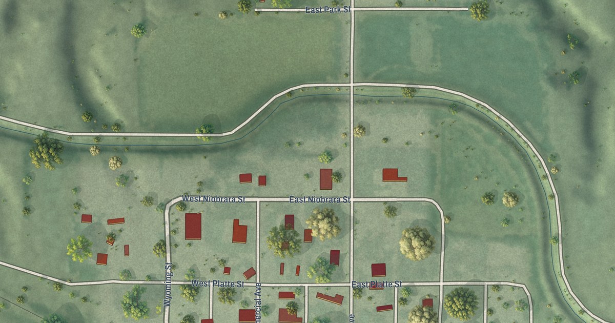 Map of Smithfield, Nebraska in 2026