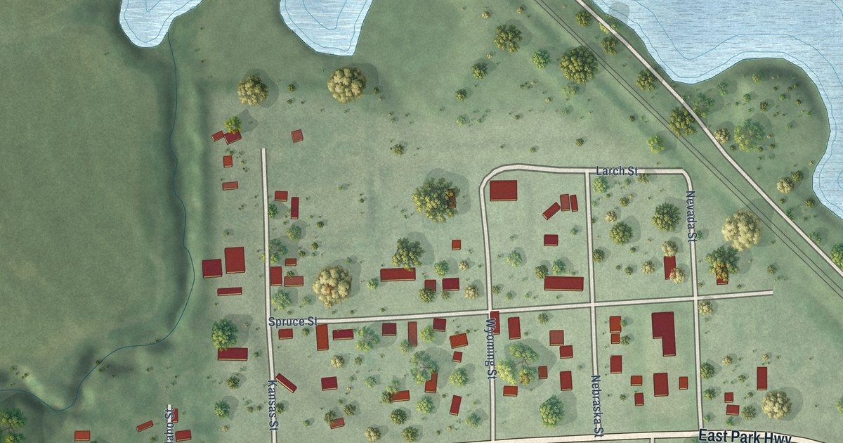 Map of South Bend, Nebraska in 2026
