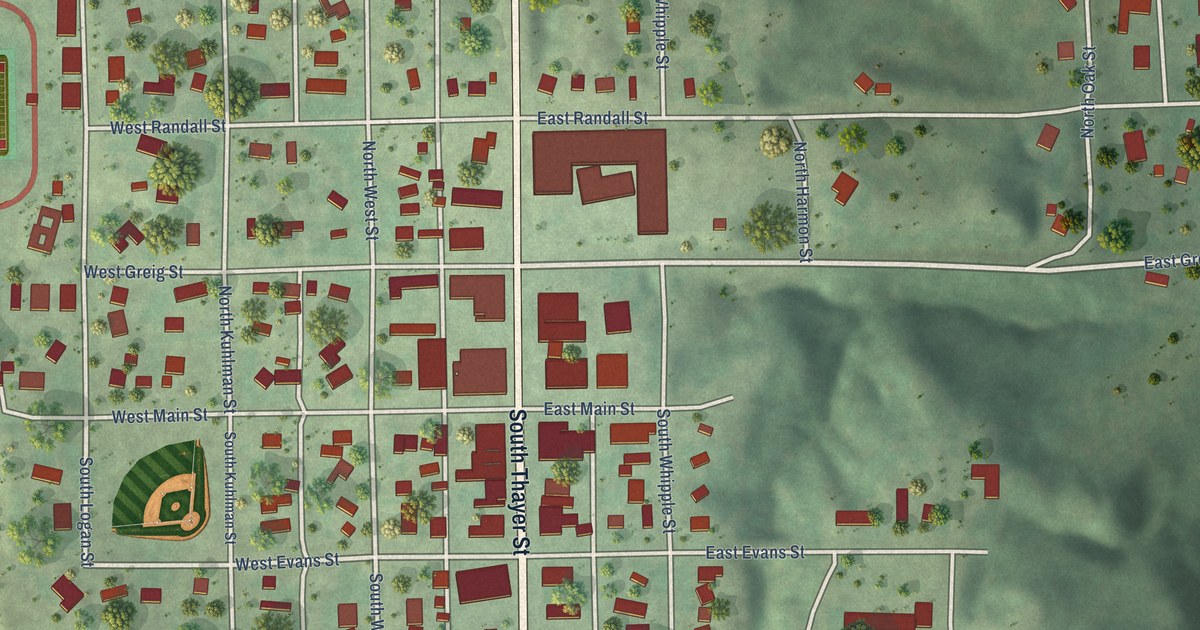 Map of Spencer, Nebraska in 2026