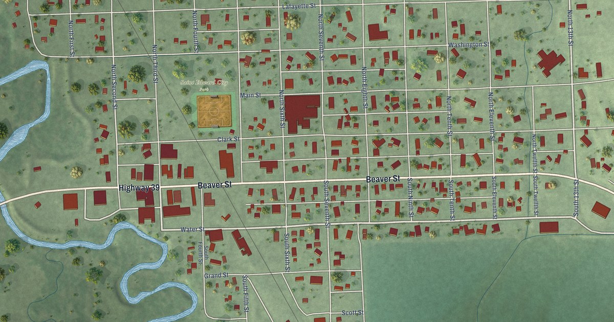 Map of St. Edward, Nebraska in 2026
