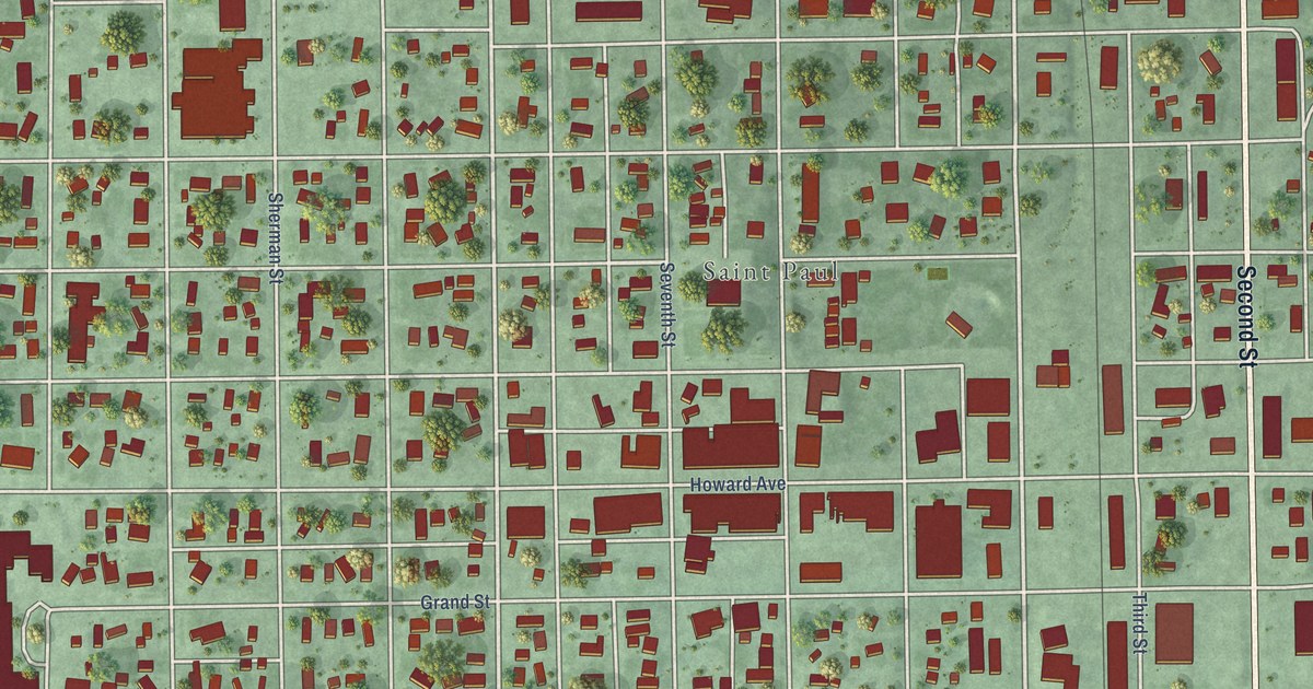 Map of St. Paul, Nebraska in 2026