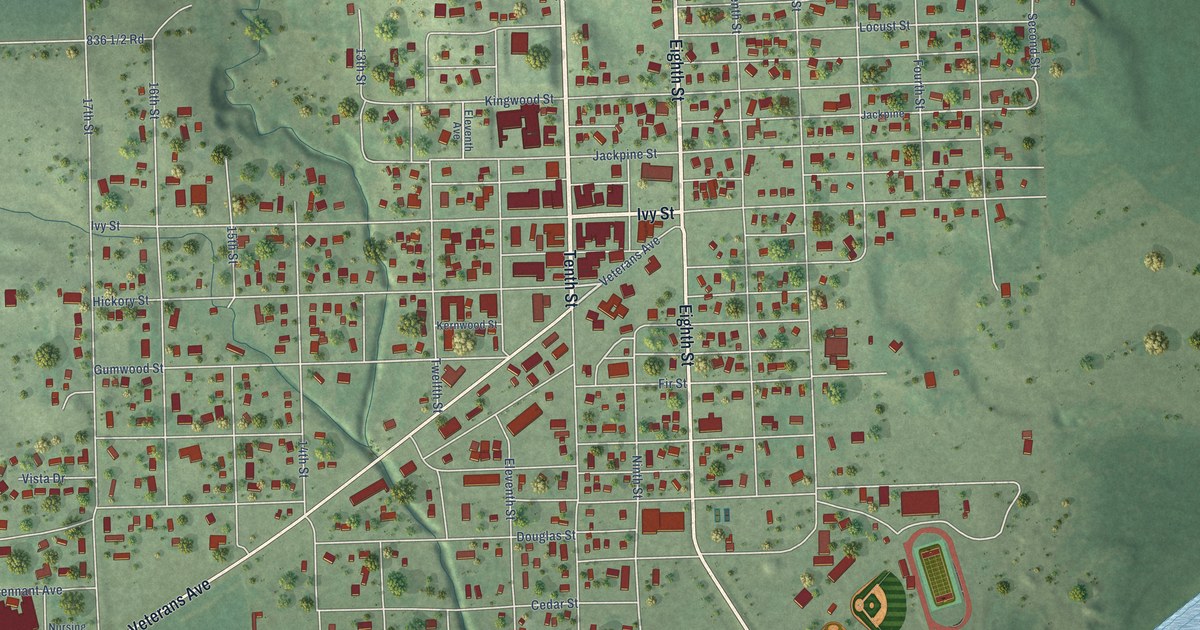 Map of Stanton, Nebraska in 2026