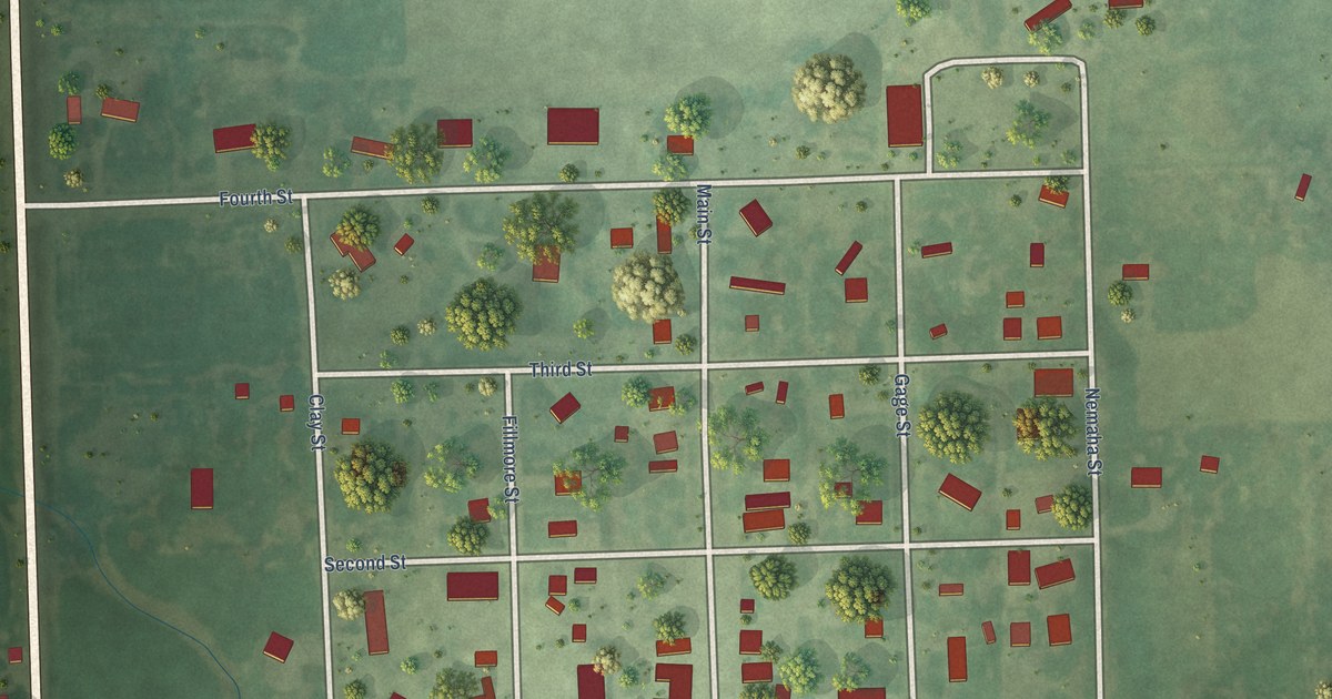 Map of Swanton, Nebraska in 2026