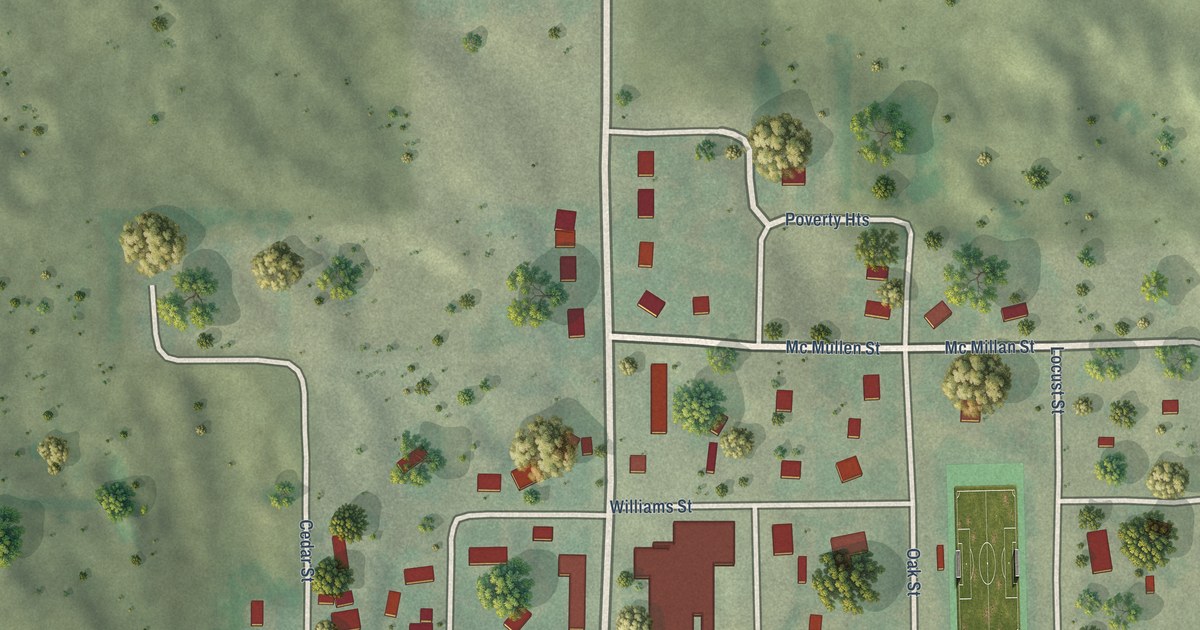 Map of Thedford, Nebraska in 2026