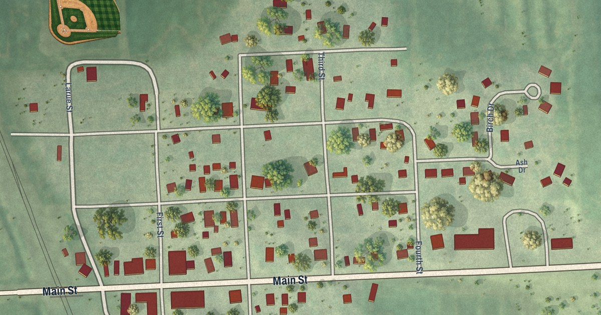 Map of Union, Nebraska in 2026